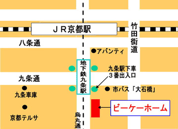 株式会社ビーケーホーム所在地地図